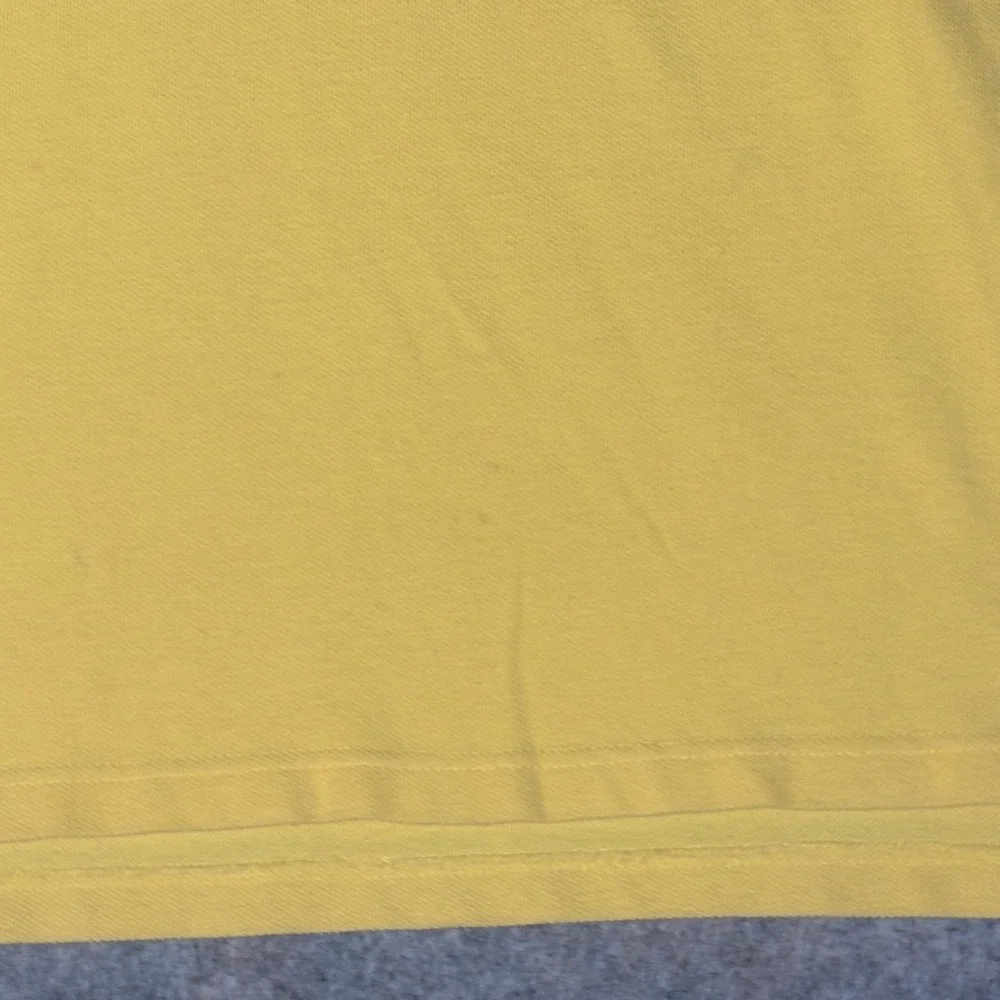 GAP Polo Shirt Boys XL Yellow Short Sleeve Cotton Pique Classic Preppy Top VTG